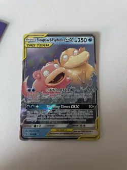 Pokemon TCG Slowpoke Psyduck Tag Team GX Holo Ultra Rare Card 011/094 - Image 4
