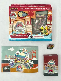 POKEMON 2016 Sadahiro Shunto & 2017 Diego Cassiraga WORLD CHAMPIONSHIPS DECKS - Image 1