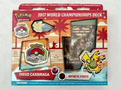 POKEMON 2016 Sadahiro Shunto & 2017 Diego Cassiraga WORLD CHAMPIONSHIPS DECKS - Image 3