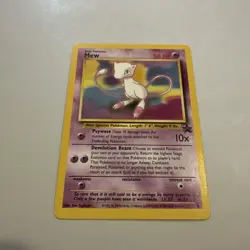 Mew 8 Promo Wizards Black Star Promos Pokemon Near MInt Vintage - Image 1