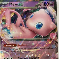 Mew Ex 151/165 Pokemon TCG: Scarlet & Violet 151 Double Rare Holo - Image 4