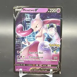 Mewtwo V (SWSH223) - Pokemon Go Black Star Promo - Pokemon TCG - NM - Image 1
