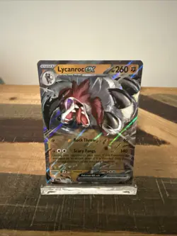 LYCANROC EX 117/193 DOUBLE RARE PALDEA EVOLVED POKEMON TCG HOLO NM - Image 1