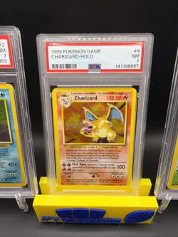 1999 Pokemon Base Set Unlimited Charizard Venusaur Blastoise Holo PSA 7 Lot - Image 3