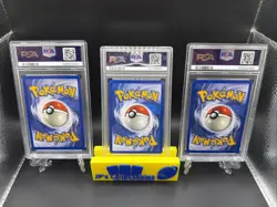 1999 Pokemon Base Set Unlimited Charizard Venusaur Blastoise Holo PSA 7 Lot - Image 5