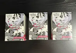 Pokemon TCG Scarlet & Violet White Flare Booster Bundle Lot Of 3 - Image 1