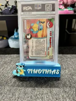 2000 TOPPS CHROME POKEMON T.V. #7 SQUIRTLE PSA 10 GEM MINT - Image 2