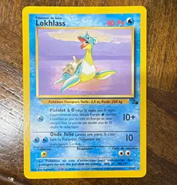 Wizards of the Coast Lapras 25/62 Fossil Regular Rare French 1999 80HP - Image 1