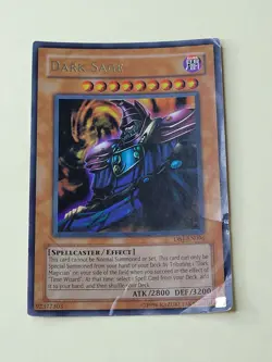 Yugioh Dark Sage DB1-EN096 Ultra Rare Unlimited Holo Dark Beginning 1 DAMAGED - Image 1