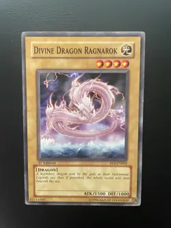 Yugioh Divine Dragon Ragnarok FET-EN002 Common 1st Edition HP - Image 1