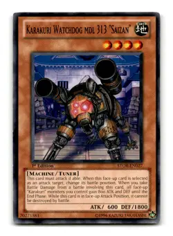 Karakuri Watchdog mdl 313 "Saizan" - STOR-EN027 1st Edition - YuGiOh-LP - Image 1