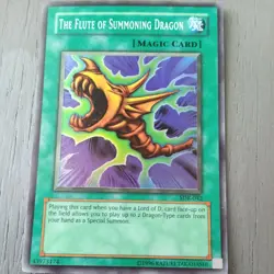 Yugioh The Flute of Summoning Dragon SDK-042 Super Rare NM - Image 1