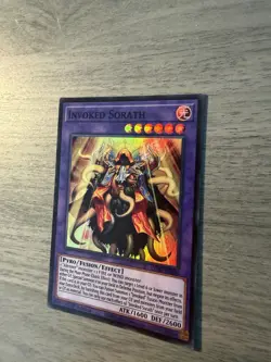 Yu-Gi-Oh! TCG Invoked Sorath CORI-EN030 Super Rare Foil 1st English - Image 2