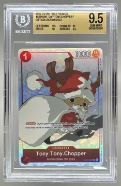 Tony Tony Chopper 2023 One Piece Gift Promo #ST01-006 BGS 9.5 - Image 1