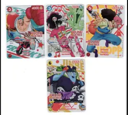 One Piece X Round 1 Collab Full Sequential Promo Set MINT English - Image 4