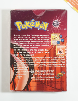 Pokemon Gym Challenge Theme Deck Blaine Sealed 2000 English - Image 2