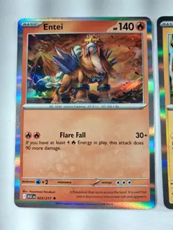 Pokemon Holo Legendary Cards Lot Raikou Entei Suicune Rares NM - Image 2