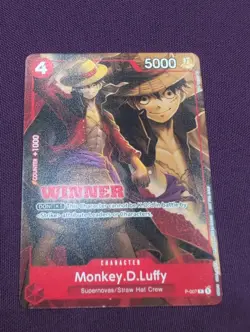 Monkey.D.Luffy - P-007 (Winner Pack Vol. 1) P-007 One Piece Promotion Card - Image 1