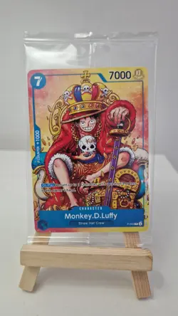 Monkey D Luffy P-043 Promo One Piece Card Game Non Foil Sealed Exclusive English - Image 1