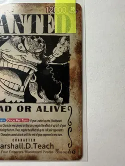 Marshall.D.Teach One Piece Card OP09-093 SP Wanted Poster, NM Condition - Image 3