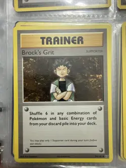 Brock's Grit 74/108 XY Evolutions Uncommon Trainer Pokemon Card TCG NM - Image 1