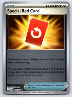 Special Red Card 082/086 Pokemon Chaos Rising Reverse Holo NM/LP - Image 1