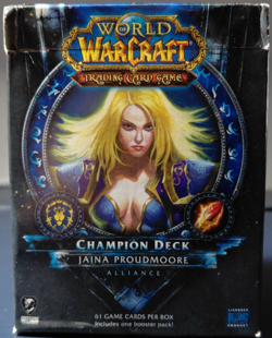World of Warcraft Trading Card Game Jaina Proudmoore 2012 Alliance Champion Deck - Image 1