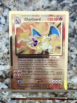 Pokemon Gold Metal Charizard Trading Card Celebrations Promo UPC 4/102 - Image 2