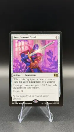 Swordsman's Steel (Commander: Marvel Super Heroes) - NM Pack Fresh MTG - Image 1