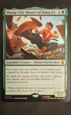 Shang-Chi, Master of Kung Fu Marvel Super Heroes Foil - Image 1