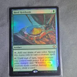 Herd Heirloom Tarkir: Dragonstorm 144 Foil Rare Green - Image 1