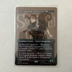 The Unbeatable Squirrel Girl - (Borderless) MTG marvel Super Heroes 371 Regular - Image 1