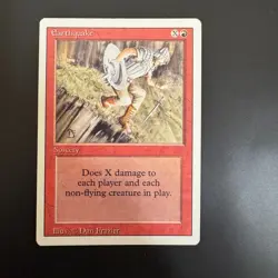 Magic The Gathering Earthquake Revised Edition LP - Image 1