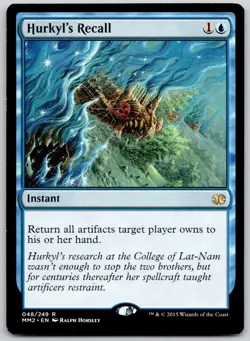 Hurkyl's Recall 48 Rare Modern Masters 2015 Magic: The Gathering Lightly Played - Image 1
