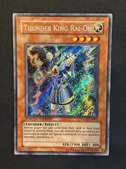 Yu-Gi-Oh! Thunder King Rai-Oh YG02-EN001 Secret Rare Foil Limited Ed - Image 1