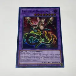 Yugioh! 1x Predaplant Dragostapelia RA01-EN027 Secret Rare 1st Ed - Image 1