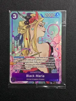 Black Maria (Illustration Box Vol.2) OP08-074 One Piece Promotion Cards Foil - Image 1