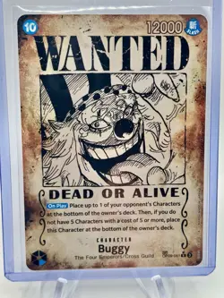 ONE PIECE Buggy (051) (Wanted Poster) Emperors in the New World (OP09) ENGLISH - Image 1