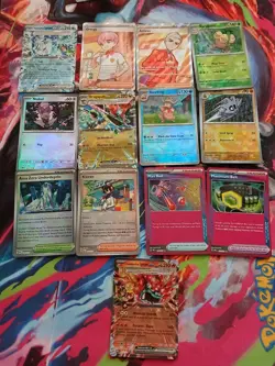 Pokemon TCG ex lot 13 cards Walking Wake ex Dragapult ex Full Art Foil - Image 1