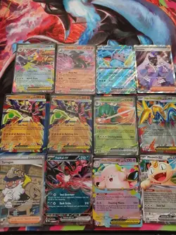 Pokemon TCG holo mixed lot 12 cards Lapras GX Yveltal EX Meowth - Image 1
