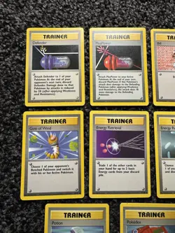 Pokemon TCG x11 Base Set Trainer Cards Bundle Vintage WOTC 1999 - Image 2