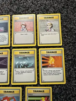 Pokemon TCG x11 Base Set Trainer Cards Bundle Vintage WOTC 1999 - Image 3