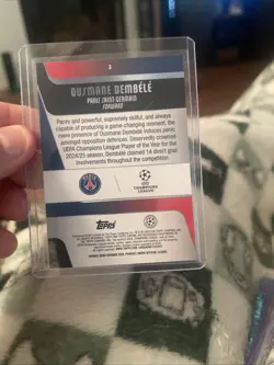 Ousmane Dembele Base #3 2025-26 Topps Chrome Uefa Club Competitions - Image 2