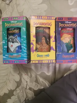 Disney's Pocahontas Colors of the Wind Collector Glass Set of 3 - Image 1
