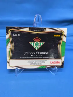 2024-25 Panini Select La Liga Jumbo Swatches Johnny Cardoso #JS-JC 3 Color Patch - Image 3