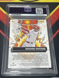 2022 Panini Donruss - Bomb Squad Shohei Ohtani #BS-3 Vector PSA 10 🔥🔥 - Image 4