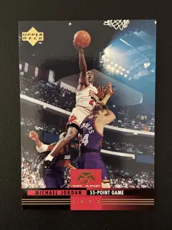 1993-94 Upper Deck Michael Jordan Mr. June Card #MJ7. Hall of Famer & The Goat - Image 1