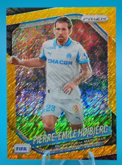 2025-26 Prizm FIFA Pierre Emile Hojbjerg FOTL Gold Shimmer Prizm 1/3 #145 SSP - Image 1