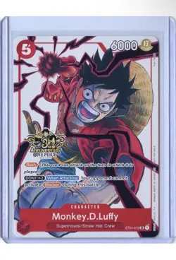 Monkey.D.Luffy - ST01-012 3rd Anniversary Tournament 3 Brothers Pack NM - Image 1