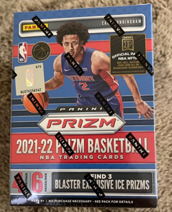 Panini 2021/22 Prizm Basketball Blaster Box, 6 Packs, 3 Ice Prizms in every box - Image 1